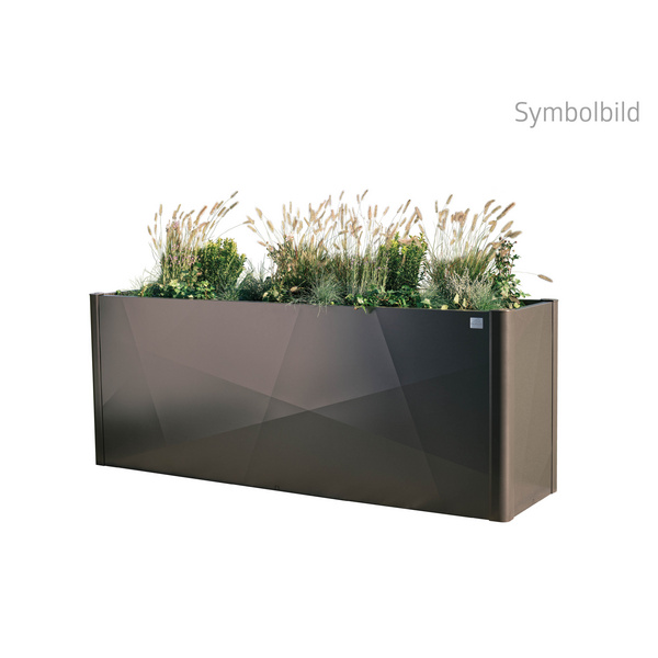 HochBeet 2 x 1 X-Design dunkelgrau- metallic 2010x1020x770mm