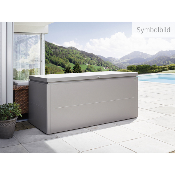 LoungeBox Gr. 200 quarzgrau- metallic 2000x850x900mm