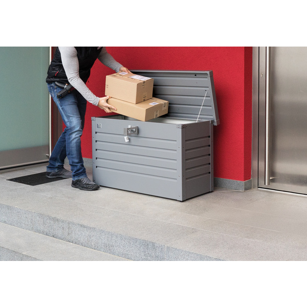 Paket-Box 100 quarzgrau- metallic 1010x460x610mm