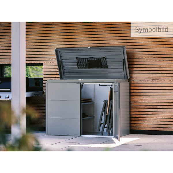 HighBoard Gr. 200 quarzgrau- metallic 2000x840x1270mm