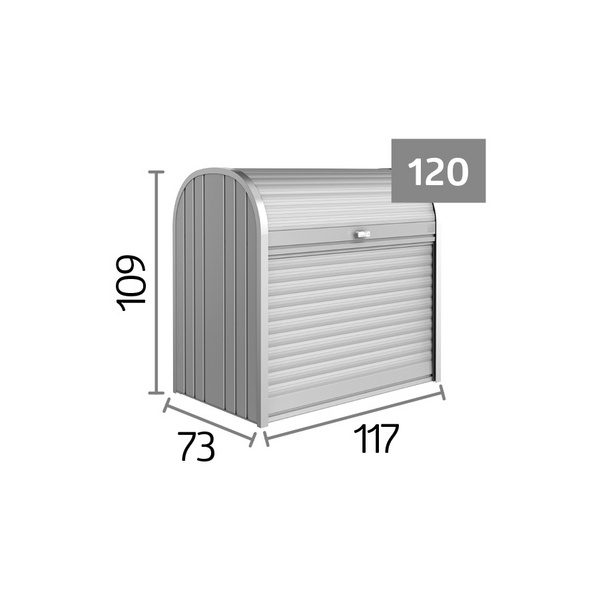 StoreMax 120 silber- metallic 1170x730x1090mm