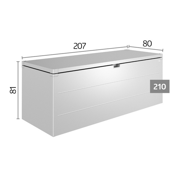 StyleBox 210 Special Edition dunkelgrau- metallic 1971x701x730mm
