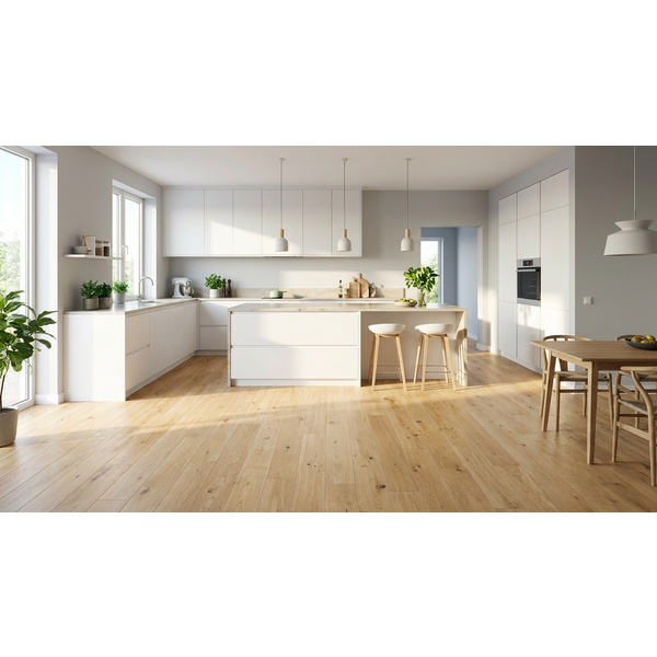 Parkett Eiche Pure satin Landhausdiele Roheffekt natur-geölt - Landhausdiele Pure