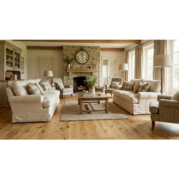 Parkett Eiche Stuttgart EU Landhausdiele natur-geölt - Landhausdiele Rustikal