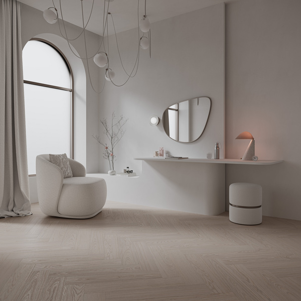 Klick-Vinylboden SPC Silk Oak Fischgrät - SPC-Vinyl