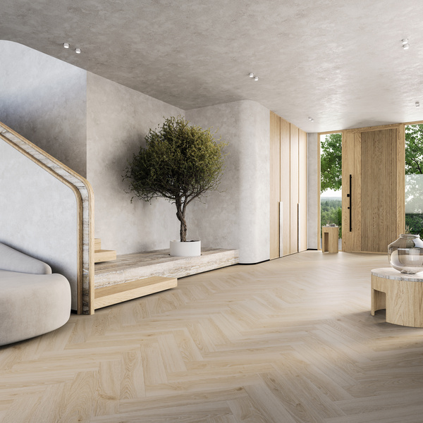 Klick-Vinylboden SPC Tea Oak Fischgrät - SPC-Vinyl