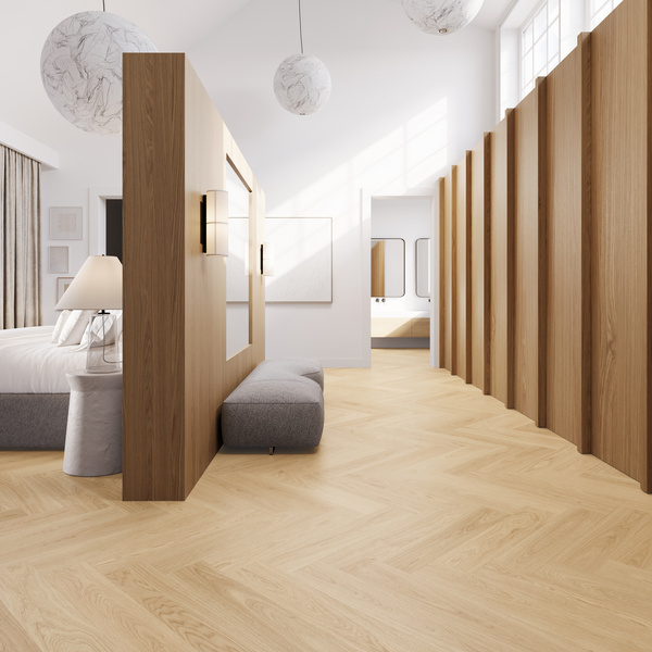 Klick-Vinylboden SPC Vanilla Oak Fischgrät - SPC-Vinyl