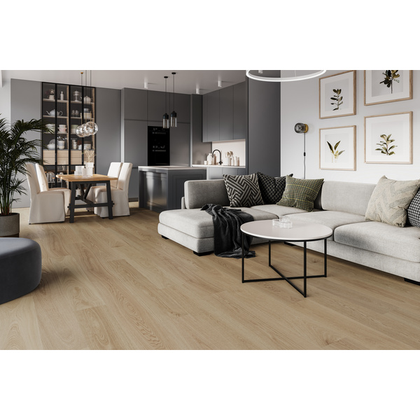 Klick-Vinylboden SPC Flax Oak Landhausdiele - SPC-Vinyl