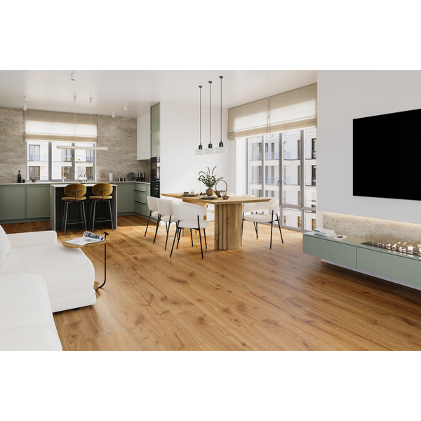 Klick-Vinylboden SPC Ginger Oak Landhausdiele - SPC-Vinyl