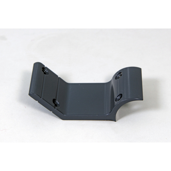 2 Konsolen Alu anthrazit für Holzhandlauf Ø 40 mm