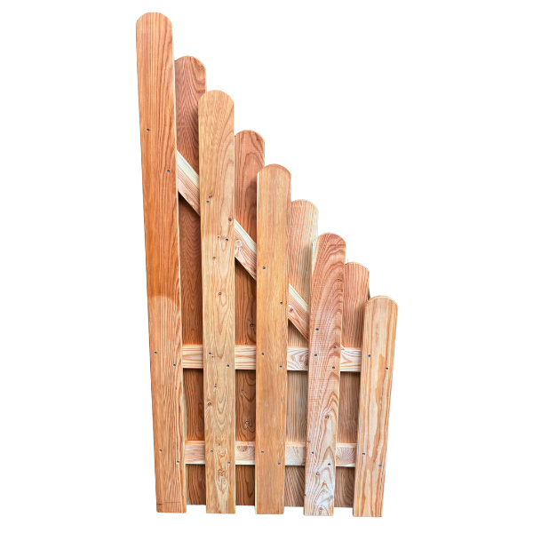 Sichtschutzzaun Lärche unbehandelt "Wandsbek"