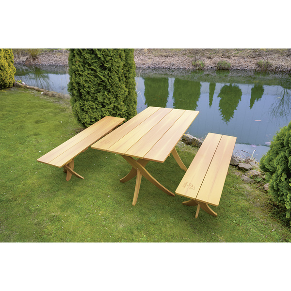 Sitzbank Bausatz, anise, 40,5x140x45cm