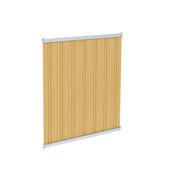 Sichtschutzzaun GCC / Edelstahl ingwer "LIMES"