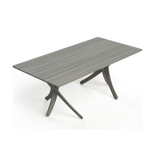 Tisch Bausatz, malui grau, 102x200x78cm