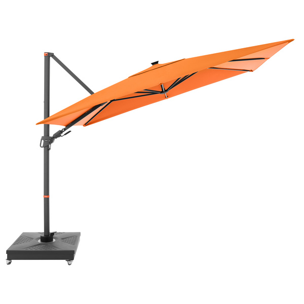 myZone Pendelschirm AX ca. 300x220/8tlg. LED, Design 816 orange