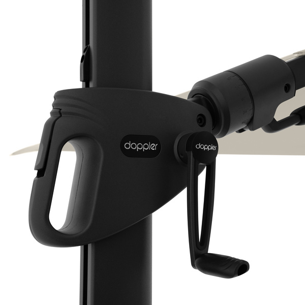 myZone Pendelschirm AX ca. 210x210/8tlg. Design 820 natur