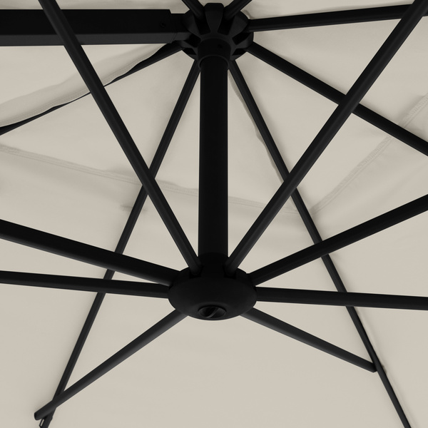 myZone Pendelschirm AX ca. 210x210/8tlg. Design 820 natur