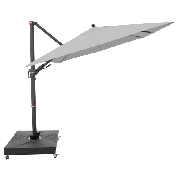 myZone Pendelschirm AX ca. 210x210/8tlg. Design 827 hellgrau