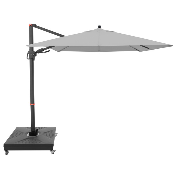 myZone Pendelschirm AX ca. 210x210/8tlg. Design 827 hellgrau