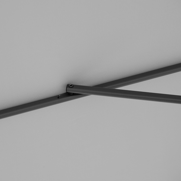 myZone Pendelschirm AX ca. 210x210/8tlg. Design 827 hellgrau