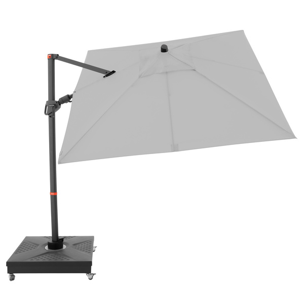 myZone Pendelschirm AX ca. 210x210/8tlg. Design 827 hellgrau