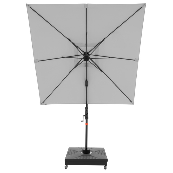 myZone Pendelschirm AX ca. 210x210/8tlg. Design 827 hellgrau