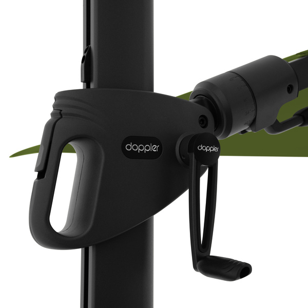 myZone Pendelschirm AX ca. 210x210/8tlg. Design 832 kiwi