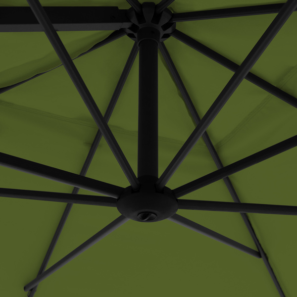 myZone Pendelschirm AX ca. 210x210/8tlg. Design 832 kiwi