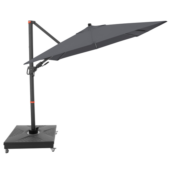 myZone Pendelschirm AX ca. 210x210/8tlg. Design 840 anthrazit