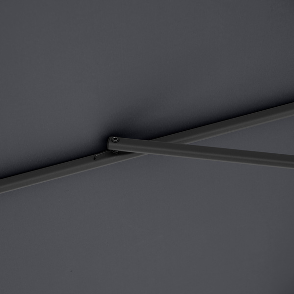 myZone Pendelschirm AX ca. 210x210/8tlg. Design 840 anthrazit