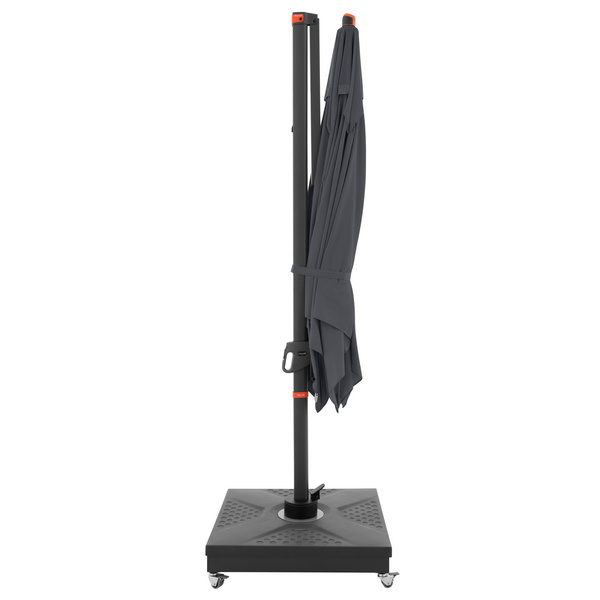 myZone Pendelschirm AX ca. 280x280/8tlg. Design 840 anthrazit