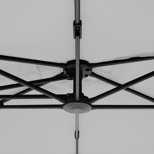 ACTIVE Pendel Green Edition City Rechteckiger Balkonschirm 240x135/6tlg., Design 827 hellgrau