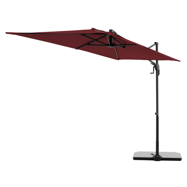 ACTIVE Pendel Green Edition City Rechteckiger Balkonschirm 240x135/6tlg., Design 833 bordeaux