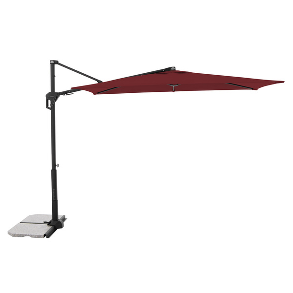 ACTIVE Pendel Green Edition City Rechteckiger Balkonschirm 240x135/6tlg., Design 833 bordeaux