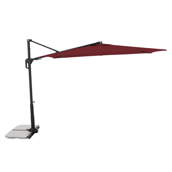 ACTIVE Pendel Green Edition City Rechteckiger Balkonschirm 240x135/6tlg., Design 833 bordeaux