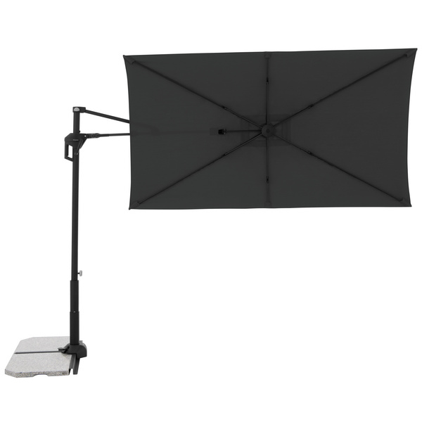 ACTIVE Pendel Green Edition City Rechteckiger Balkonschirm 240x135/6tlg., Design 840 anthrazit