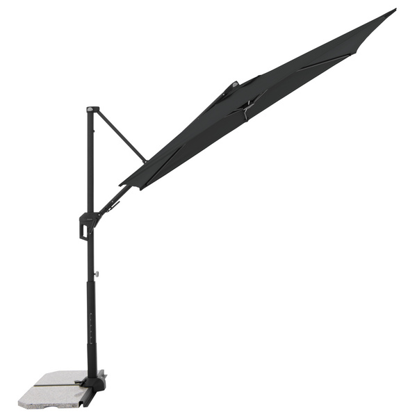 ACTIVE Pendel Green Edition City Rechteckiger Balkonschirm 240x135/6tlg., Design 840 anthrazit