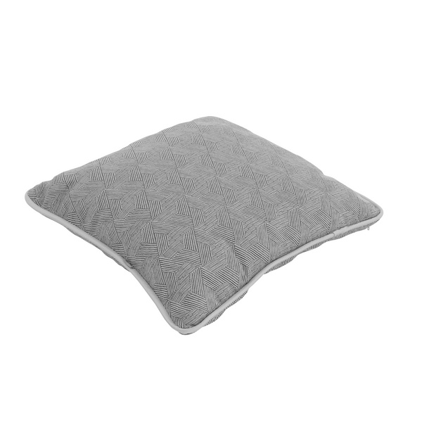 Zierkissen ART ca. 45x45xca. 14cm Design 4042, m. RV und Kordel