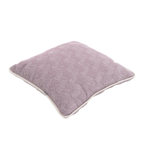 Zierkissen ART ca. 45x45xca. 14cm Design 4043, m. RV und Kordel
