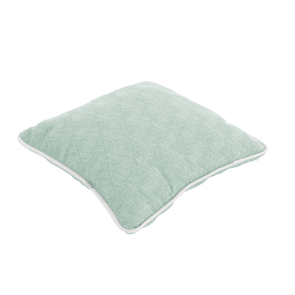 Zierkissen ART ca. 45x45xca. 14cm Design 4044, m. RV und Kordel