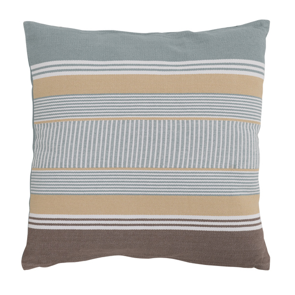 Zierkissen ca. 45x45x14cm Design 4310 Streifen, verstürzt genäht mit RV