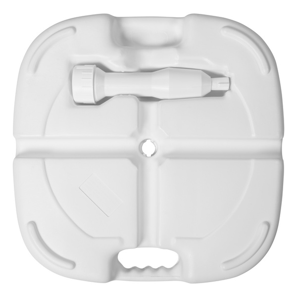 HD-PE-Füllsockel weiss - 18 Liter - für Rohr 19-33mm