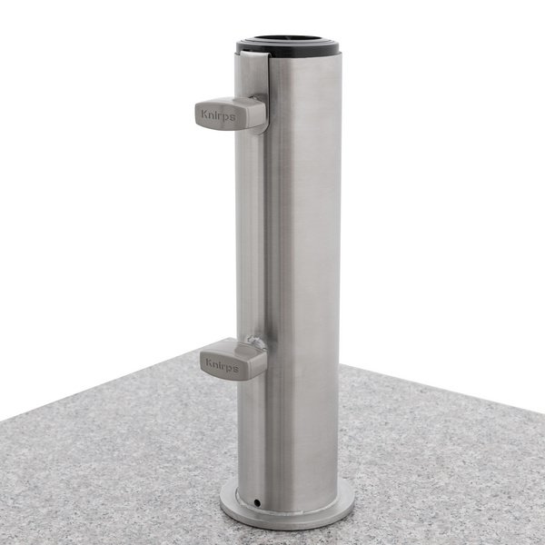 Granitsockel hell mit Rollen ca. 40kg