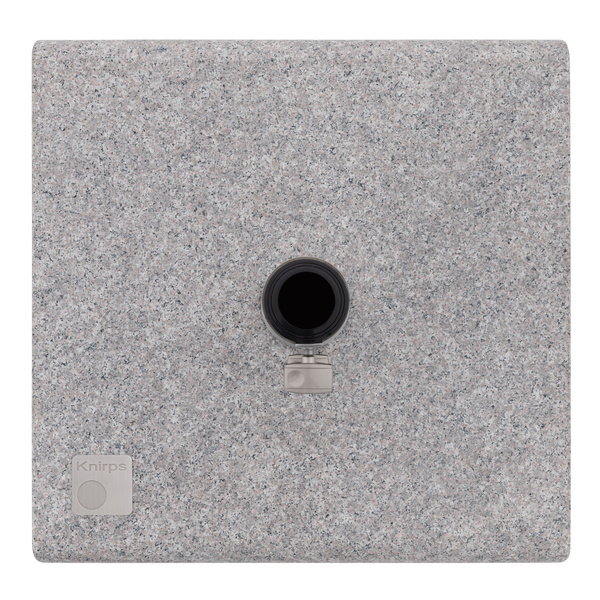 Granitsockel hell mit Rollen ca. 40kg