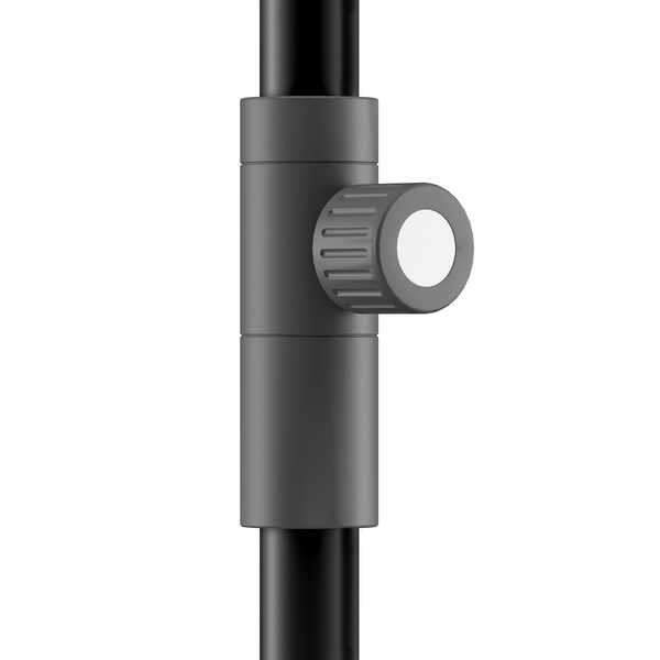 Kurbelschirm Mittelmast Apoll Black Edition ca. 240x240/8tlg. Design 110 Black