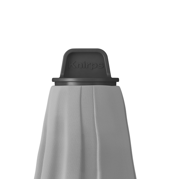Kurbelschirm Mittelmast Apoll Black Edition ca. 240x240/8tlg. Design 810 Light Grey