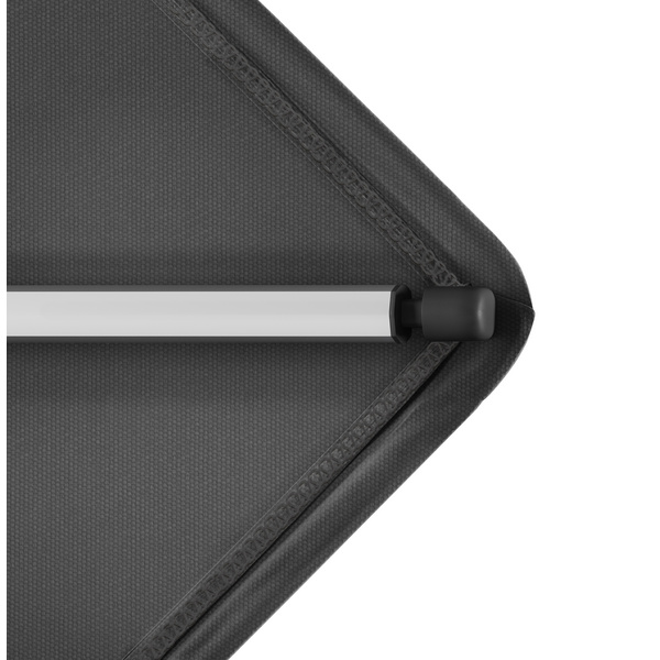 Kurbelschirm Mittelmast Apoll ca. 300x200/6tlg. Design 200 Dark Grey K-FSC