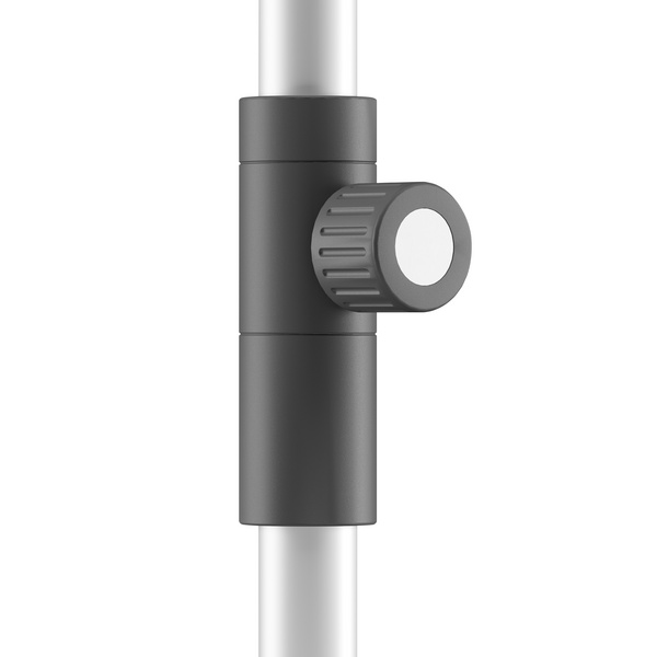 Kurbelschirm Mittelmast Apoll ca. 300x200/6tlg. Design 400 Bordeaux K-FSC