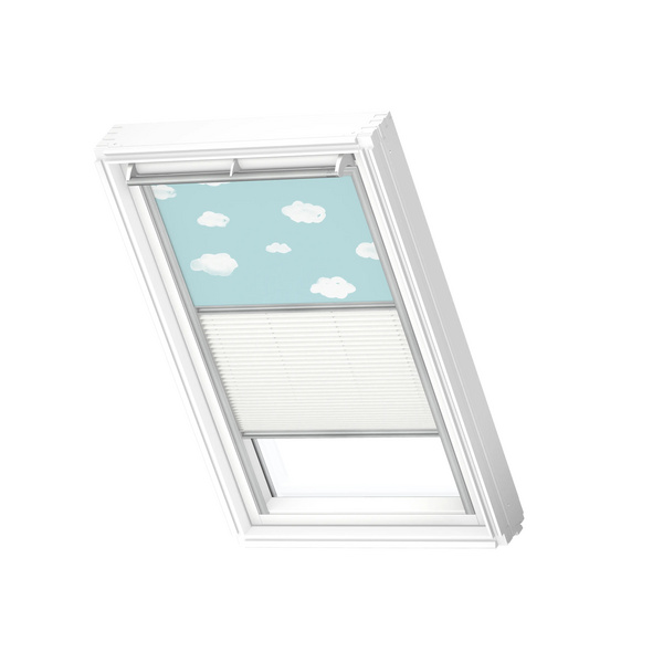 Verdunkelungs-Rollo Plus DFD C02 4660S Kids Blauer Himmel, Alu Schiene