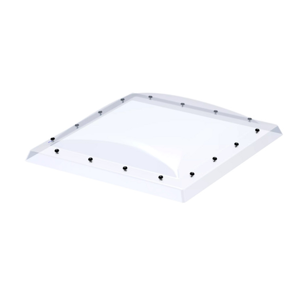 KUPPEL ISD 150150 0000 klar, aus kratzfest. Acrylglas